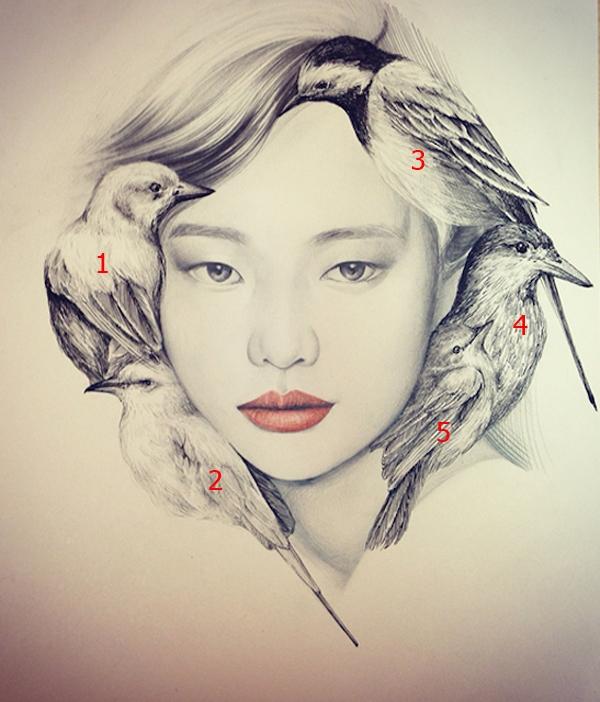 Chọn một con chim để biết khuyết điểm lớn nhất của bản thân-1