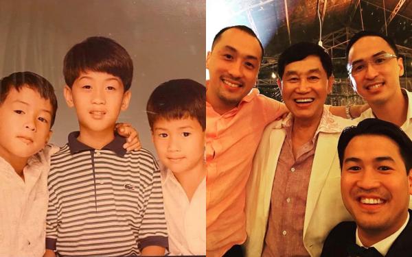 Phillip Nguyễn khoe ảnh hiếm bên bố tỷ phú và anh cả kín tiếng định cư ở nước ngoài-1