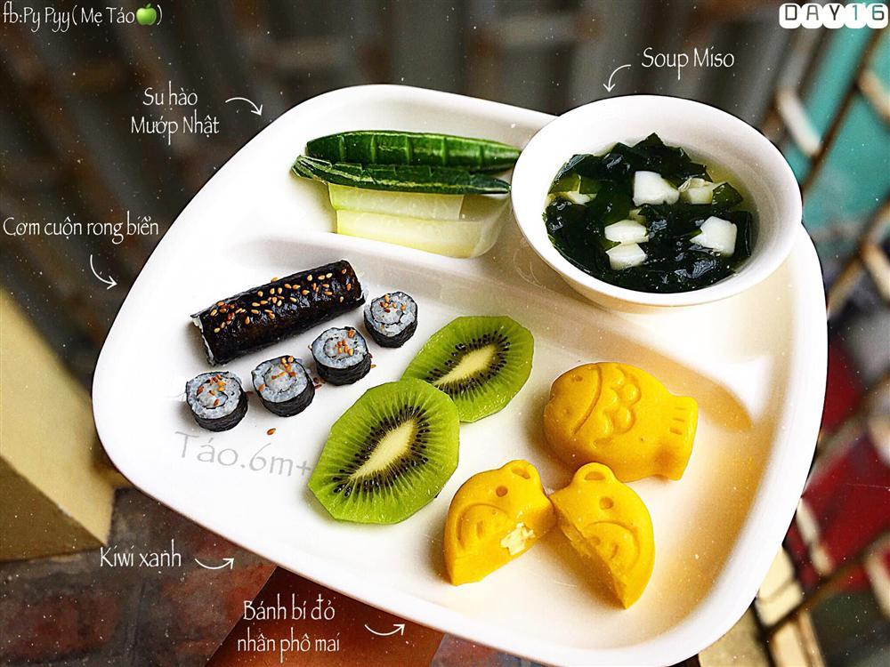 Mẹ trẻ 9x bật mí thực đơn ăn dặm cho bé, vừa giàu dinh dưỡng lại vừa đẹp mắt-7