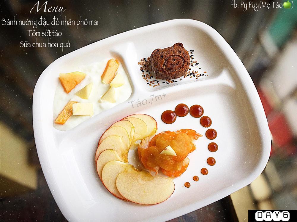 Mẹ trẻ 9x bật mí thực đơn ăn dặm cho bé, vừa giàu dinh dưỡng lại vừa đẹp mắt-12