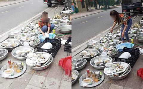 Xôn xao clip cô dâu ngồi rửa cả đống bát, cả họ chỉ trỏ rửa sạch vào, không sạch rửa lại-8