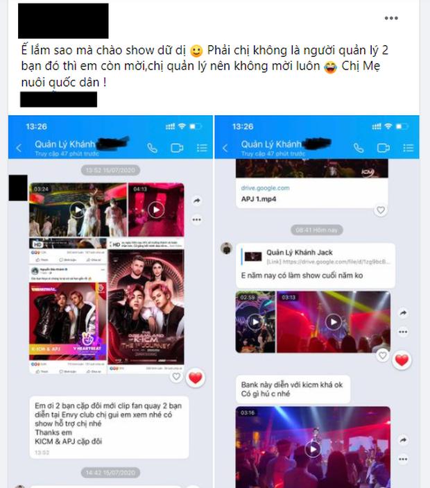 Mẹ nuôi K-ICM tố tài khoản bị giả mạo, bầu show công khai clip 2 số điện thoại trùng nhau-1