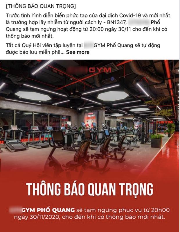 Một phòng gym ở TP.HCM phải ngưng hoạt động vì giáo viên tiếng Anh nhiễm Covid-19 từng đến-1