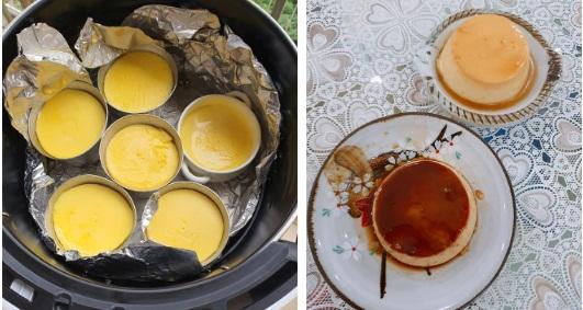 Rộ cách làm flan bằng nồi chiên không dầu: Mềm mịn thơm ngon mà không lo bị rỗ-4
