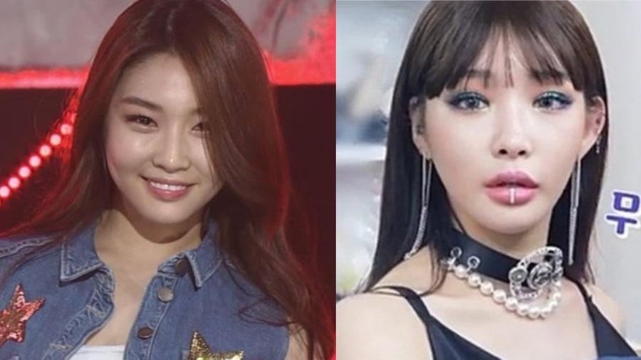 ChungHa cũng không thoát khỏi nghi án dao kéo, bơm botox. Trong một video hậu trường, cô lộ rõ đôi môi tều khác hẳn trước đây.