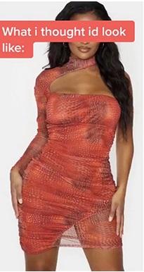 Mua hàng online, cô gái nhận về chiếc váy không chui đầu qua nổi-1