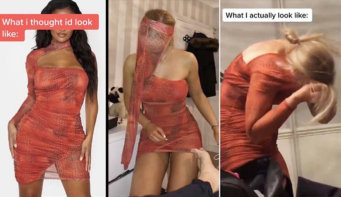 Mua hàng online, cô gái nhận về chiếc váy không chui đầu qua nổi-2