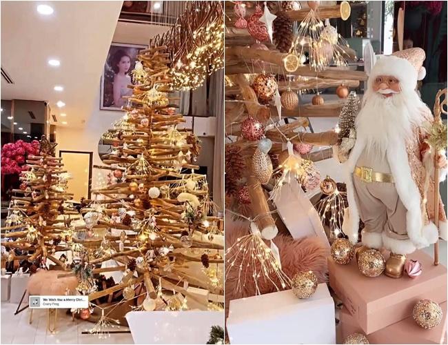 Sao Việt trang trí nhà cửa đón Giáng sinh: Không ai chịu chơi hơn Ngọc Trinh-4