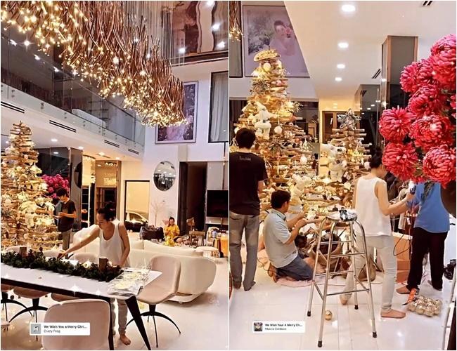 Sao Việt trang trí nhà cửa đón Giáng sinh: Không ai chịu chơi hơn Ngọc Trinh-5