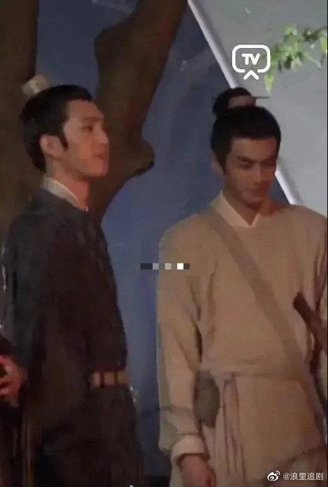 Tống Uy Long và Tỉnh Bách Nhiên nô đùa trong hậu trường phim đam mỹ Trương Công Án-3