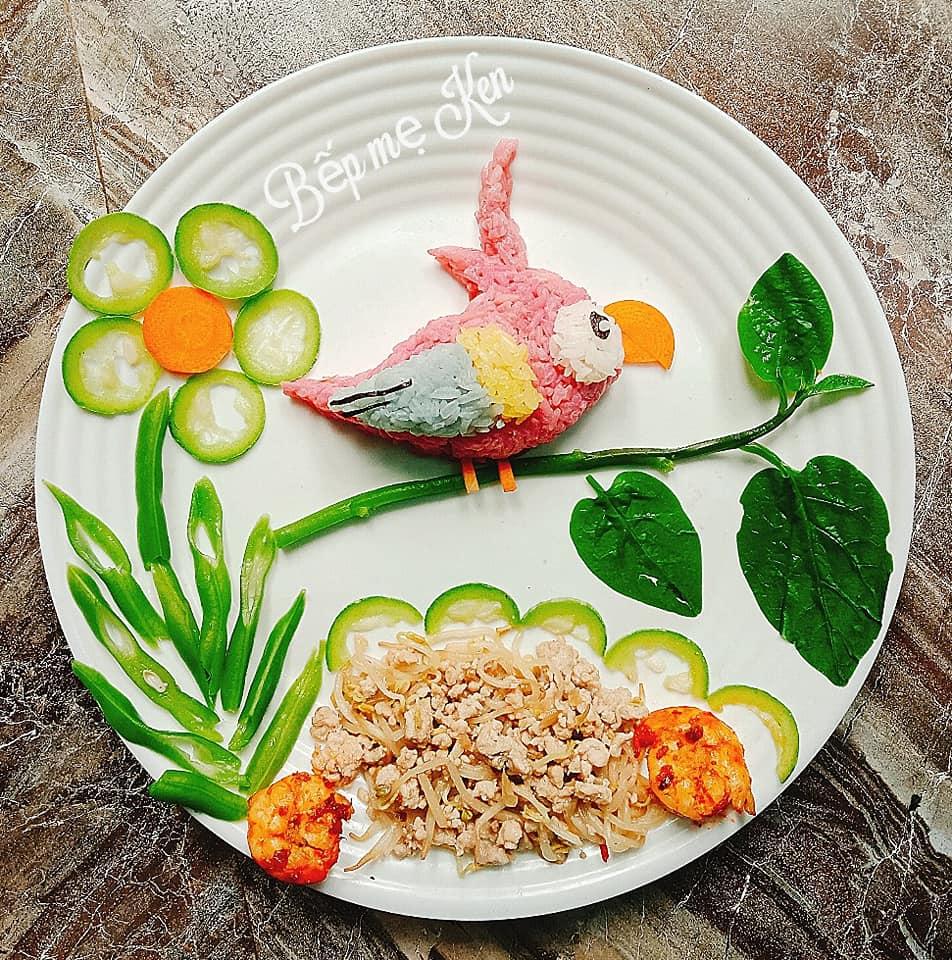 Rực rỡ sắc màu với những đĩa cơm bento của mẹ Hà Nội dành cho bé-7