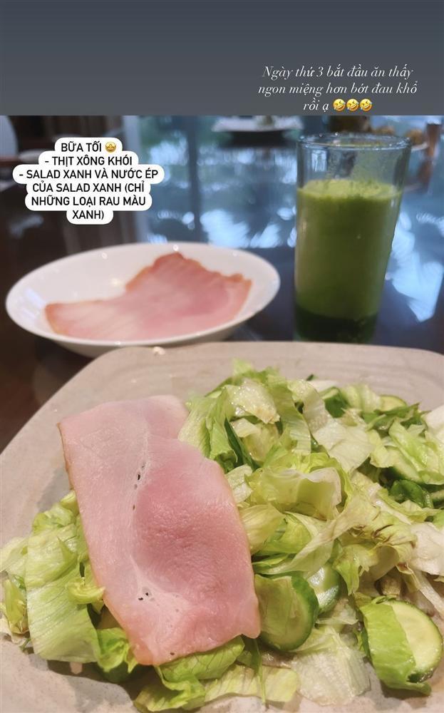 Bảo Thy giảm 2,5kg trong 1 tuần, nhìn thực đơn ép cân mà ai cũng choáng-10