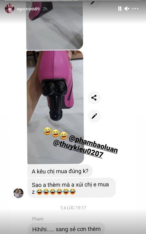 Ngọc Trinh gây choáng khi tậu thêm boots có hình bộ phận sinh dục nam-5