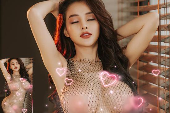 Ngân 98 tung loạt ảnh sốc chưa từng có, hở cả trên lẫn dưới chả cần đồ phòng hộ