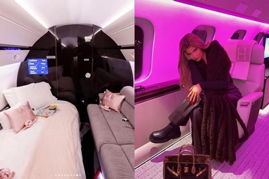 Bên trong phi cơ riêng 73 triệu USD của Kylie Jenner