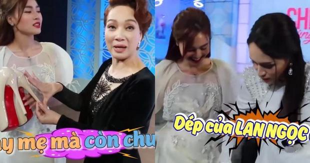 Bị lép vế khi đứng cạnh Hoa hậu Đỗ Thị Hà, Diệu Nhi liền hack chiều cao lầy lội khiến ai cũng cạn lời-1