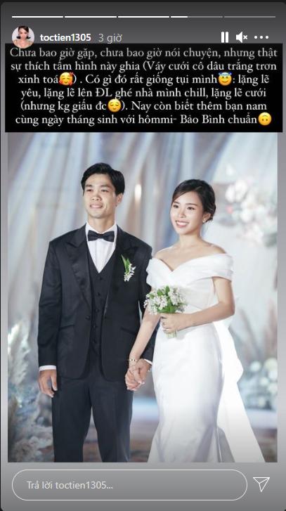 Tóc Tiên phát hiện chi tiết thú vị khi xem ảnh cưới Công Phượng - Viên Minh-2