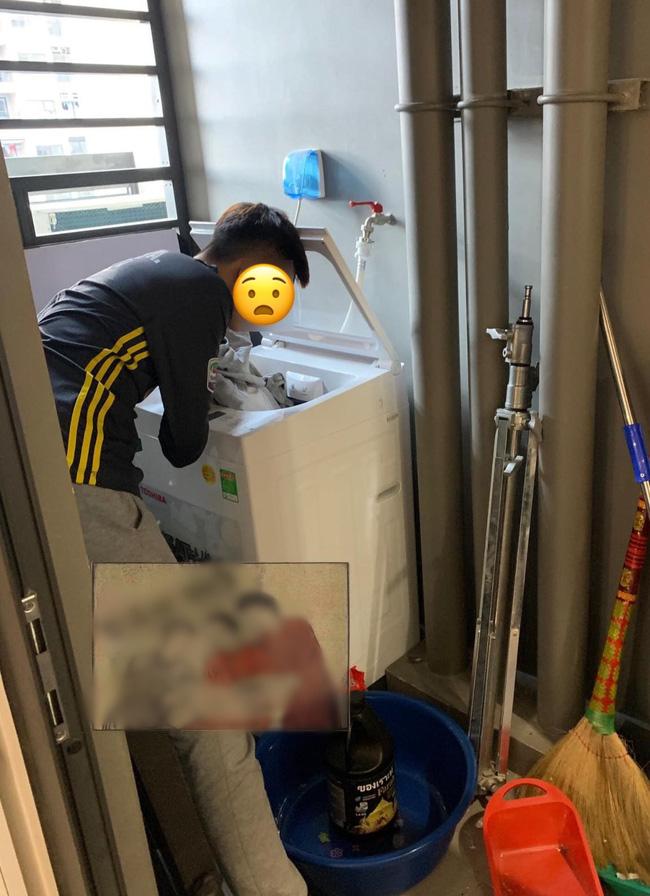 Lấy được ông chồng lười làm việc nhà, chị vợ phải dùng đến thượng sách giấu một thứ đặc biệt trong máy giặt-2