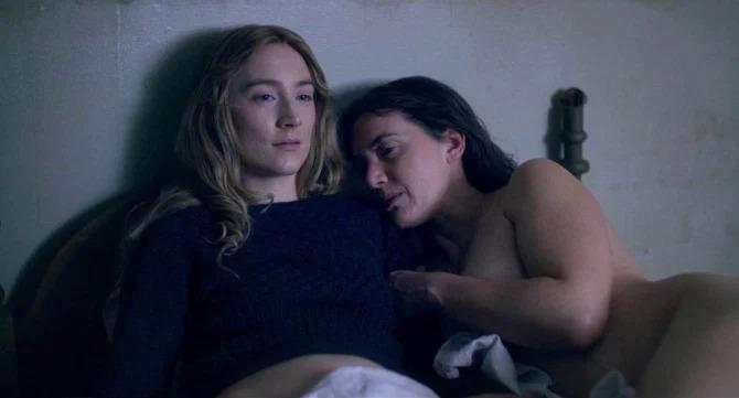 Cảnh sex đồng giới ngượng chín mặt của Saoirse Ronan và Kate Winslet-2