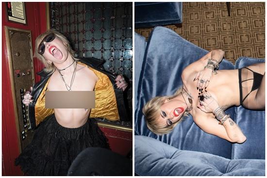 Miley Cyrus gây 'địa chấn' với bộ ảnh tạp chí phản cảm đỉnh điểm, nhất là hình khoe 100% vòng 1