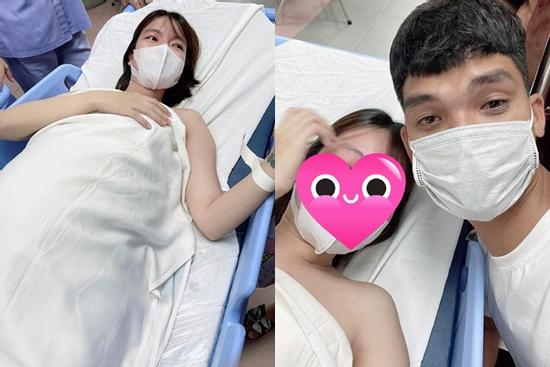 Hình ảnh đầu tiên về vợ Mạc Văn Khoa sau ca vượt cạn cấp cứu