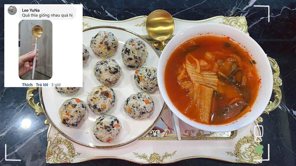 Quỳnh Búp Bê khoe cơm nắm Hàn Quốc tự làm-3