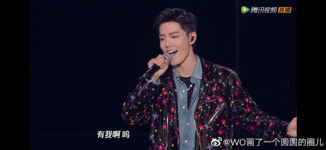 Tiêu Chiến hát trong show của Triệu Vy, chỉ đứng 1 chỗ cũng lên No.1 Hot Search vì quá đẹp trai-2
