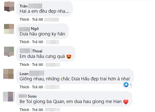 Kỳ Hân ghép ảnh so sánh 2 quý tử, dân mạng nhận xét bất ngờ-2
