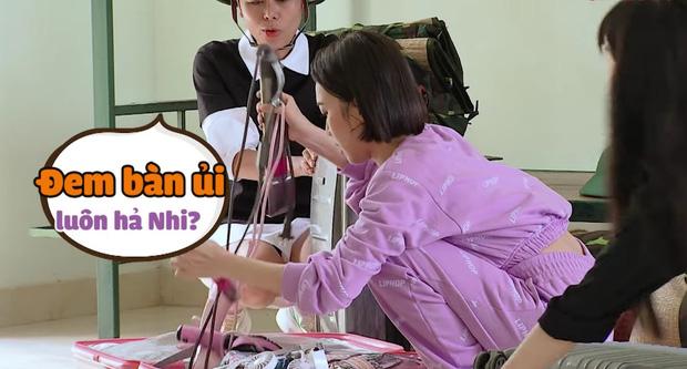 Diệu Nhi mang cả tóc giả đi nhập ngũ, khán giả than: Làm lố-3