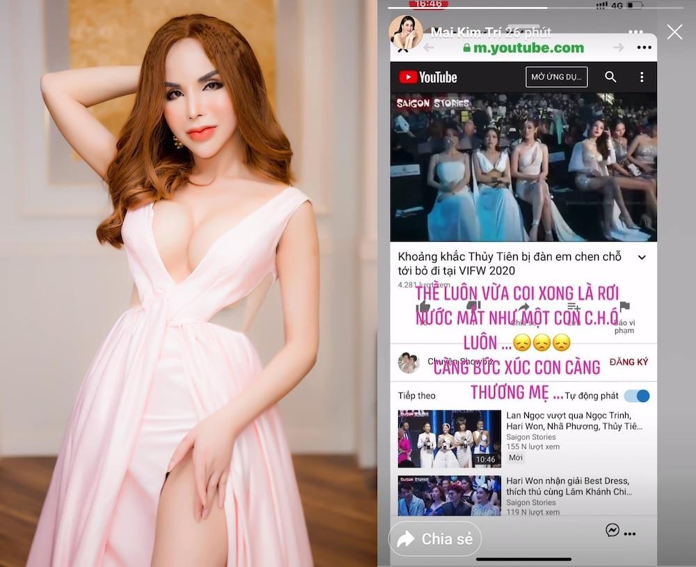 Hot girl chuyển giới Linda rớt nước mắt xem clip Thủy Tiên bị hất tóc: Càng bức xúc càng thương chị-1