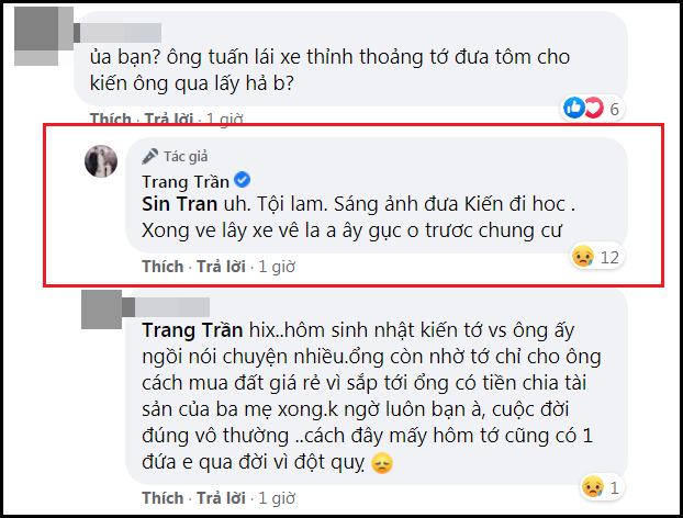 Trang Trần sốc khi tài xế riêng đột ngột qua đời-2