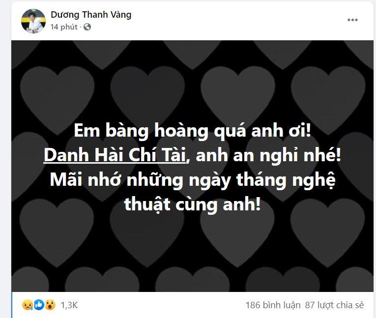 Làng giải trí Việt rúng động khi nghe tin danh hài Chí Tài qua đời-9