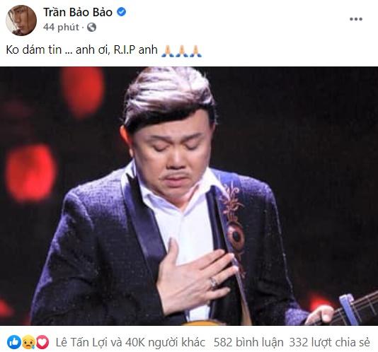 Midu cùng loạt hot girl - hot boy Việt gục ngã nghe tin nghệ sĩ Chí Tài qua đời-2