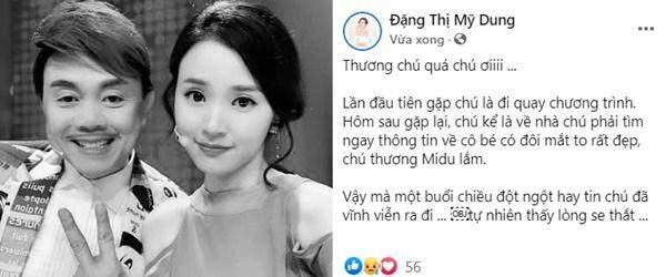 Midu cùng loạt hot girl - hot boy Việt gục ngã nghe tin nghệ sĩ Chí Tài qua đời-1