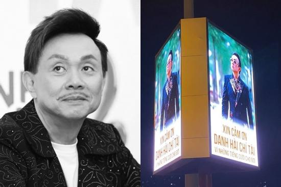 Cố nghệ sĩ Chí Tài được tri ân trên biển quảng cáo lớn ở TP.HCM