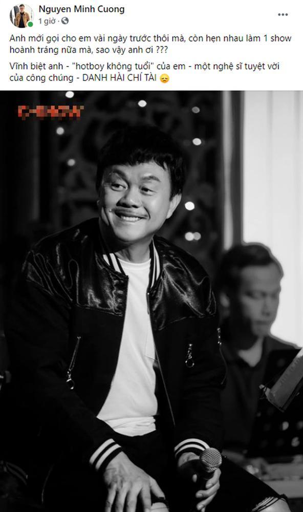 Nhạc sĩ Hoa nở không màu tiết lộ danh hài Chí Tài vài ngày trước vừa liên lạc, dự định sắp tới sẽ làm show nhạc-1