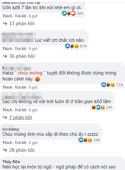 Hot girl Linh Miu ăn đá tảng khi viết chúc mừng sự ra đi của nghệ sĩ Chí Tài-3