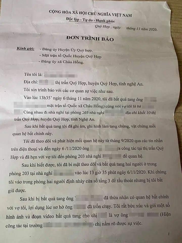 Bị bắt quả tang vào nhà nghỉ với vợ người khác, cán bộ xã định nhảy cửa sổ tầng 3 tẩu thoát-2