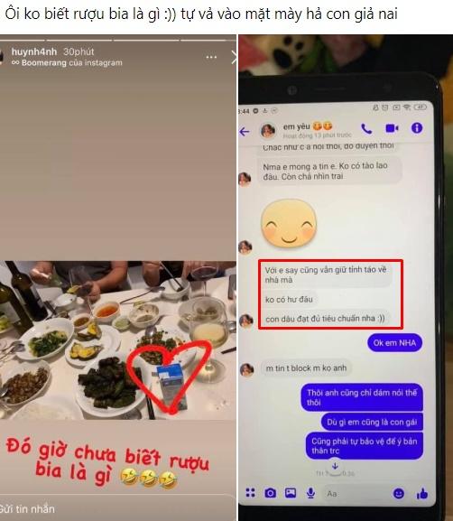 Nhận gái nhà lành, dân mạng tung bằng chứng Huỳnh Anh tự vả mặt mình-2