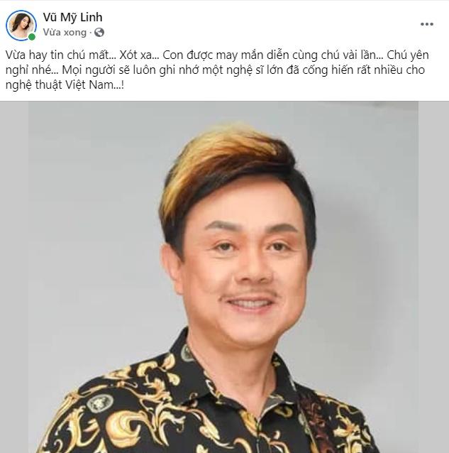 Linh Miu chúc mừng Chí Tài ra đi đột ngột: Tôi làm gì có trời đất chứng giám-1