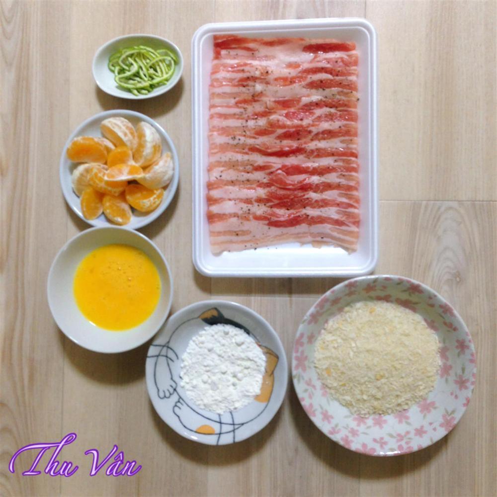 Lạ miệng với món thịt cuộn quýt chiên xù siêu ngon của mẹ Việt ở Nhật-3