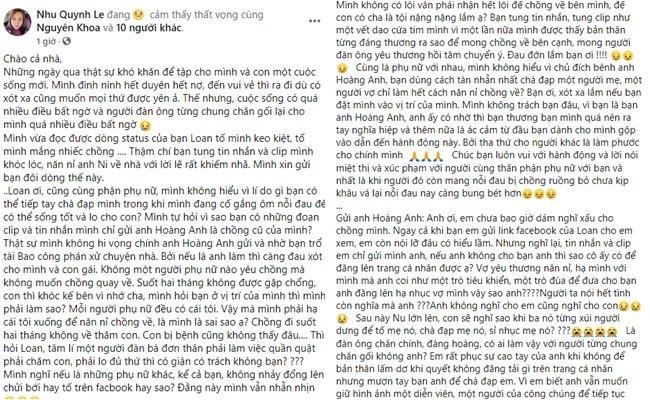 Bị tố chửi chồng như hát, vợ Hoàng Anh: Hãy gắng làm người cha chân chính-6