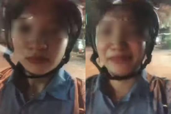 Dân mạng muốn 'trầm cảm' cô gái khóc lóc đi bộ về nhà, từ chối mọi đề nghị cho nhờ xe