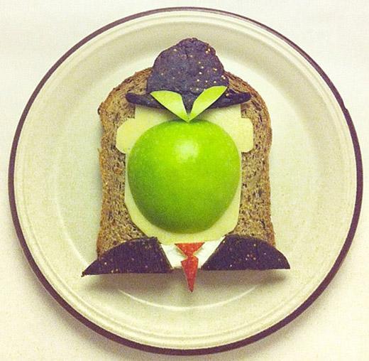 Sống động với những tác phẩm nghệ thuật được ra đời từ đồ ăn-4