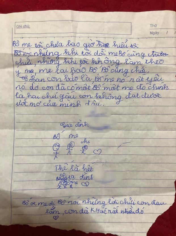 Nhóc tiểu học viết thư nói xấu gia đình, đọc phần bố mẹ nuôi ai cũng choáng-1