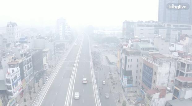 Clip: Hà Nội ô nhiễm không khí nghiêm trọng, bầu trời mờ đục vì khói bụi-5