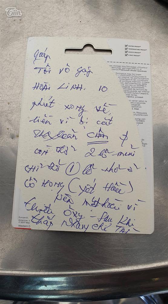 Xúc động cụ ông dùng máy trợ thở, viết thư tay xin vào viếng cố nghệ sĩ Chí Tài-5