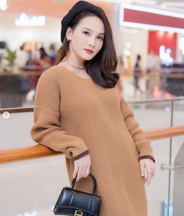 Bảo Thanh khoe nhan sắc xinh đẹp khi mang bầu lần 2.