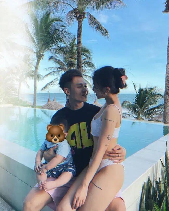 Lâu lâu mới lên sóng, gương mặt cháu ngoại 8 tháng tuổi của Minh Nhựa gây tò mò-1