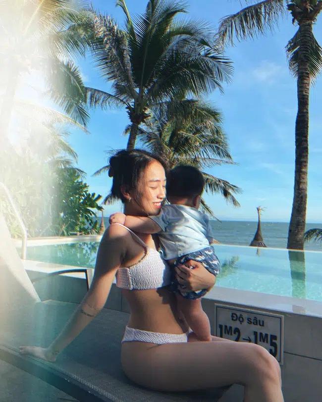 Lâu lâu mới lên sóng, gương mặt cháu ngoại 8 tháng tuổi của Minh Nhựa gây tò mò-2